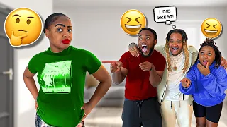 DOING MY GIRLFRIENDS MAKEUP TO SEE @TAEANDNYAH REACTION!! *DIDNT END WELL*