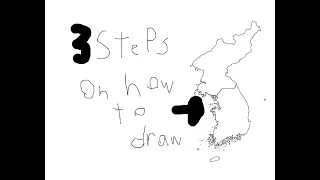 3 steps on how to draw Korea #shorts