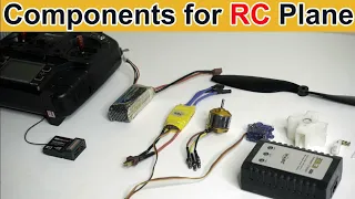 Rc Electronics - Brushless Motor, Esc, Servo, Battery, Remote control, prop etc