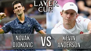 Novak Djokovic Vs Kevin Anderson - Laver Cup 2018 (Highlights HD)