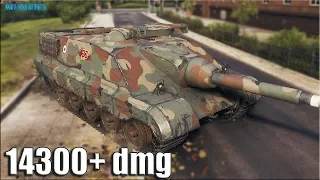 Самый фартовый статист WOT 14к урона за бой ✅ World of Tanks AMX 50 Foch B