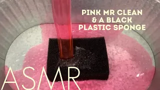 ASMR | Satisfying Plastic Sponge & Mr Clean 🌺