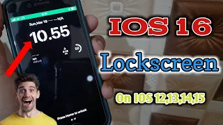 how to set IOS 16 lockscreen in iphone 7,6,6s,5,5s.//#laddidhiman // #basictips //