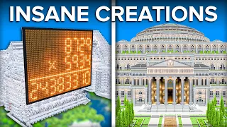 10 Most INSANE Minecraft Creations Ever Built