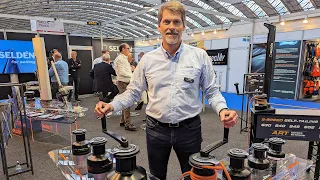 Seldén's new range of winches and winch handles presented by Mats-Uno Fredrikson at METSTRADE