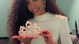 Cheslie Kryst With her Mikimoto Crown | Miss USA 2019 |