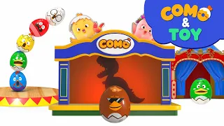 Como |  Egg tower + More Episodes 18min | Cartoon video for kids | Como Kids TV