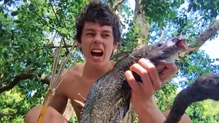 SPEARFISHING CATFISH! Catch n Cook - Cooked in the Coals!