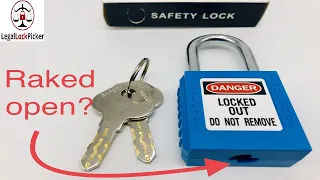 [105] Rake open a Lockout-Tagout lock w/ sliders