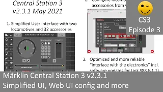 Märklin Central Station 3 v2.3.1: Simplified UI, Web UI config and more (CS3 Episode 3)