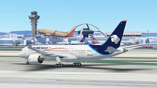 30 Minutes of Plane Spotting at Los Angeles International Airport (KLAX) - Infinite Flight - Part 1