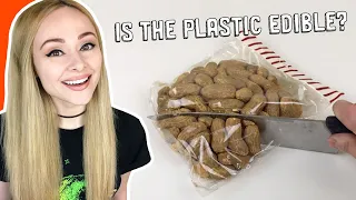 Making a CAKE that looks JUST like a Bag of Peanuts (100% Edible)