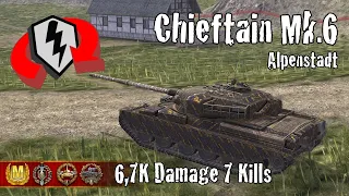 Chieftain Mk.6  |  6,7K Damage 7 Kills  |  WoT Blitz Replays