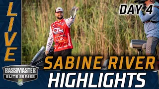 Highlights: Day 4 action at the Sabine River (Bassmaster Elite Series)