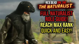 Red Dead Online - Naturalist Role SIMPLE Guide! How To Reach Max Rank Quickly! (Legendary Animals)