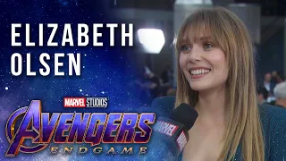 Elizabeth Olsen on Scarlet Witch and Vision LIVE at the Avengers: Endgame Premiere