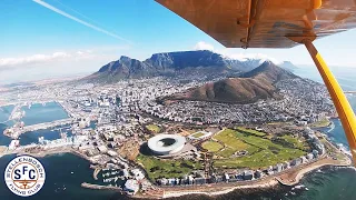 Flying around Cape Town
