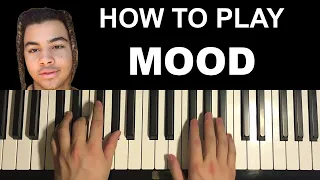 24kGoldn - Mood (Piano Tutorial Lesson)