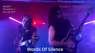 MAJESTY - Words Of Silence @Pitcher, Düsseldorf - June 28, 2019 - 4K LIVE