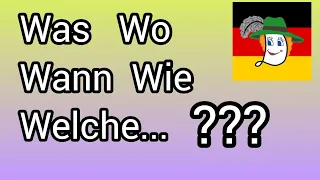 Розмовна німецька 20. Was, wo, wie, welche .... .Спеціальні питальні речення.