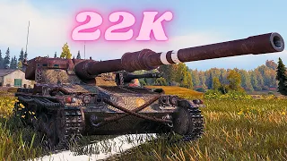 Manticore  22K Spot Damage World of Tanks Gameplay (4K)