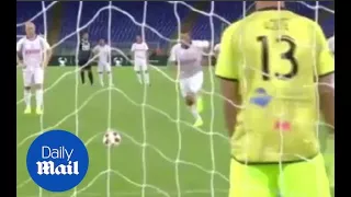 Andriy Shevchenko scores paneka penalty in Match for Peace - Daily Mail