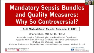 Mandatory Sepsis Bundles and Quality Measures: Why So Controversial?