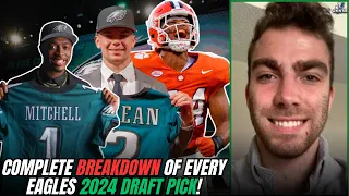 Ian Cummings PERFECTLY Breaks Down EACH Eagles Draft Pick of 2024 Draft