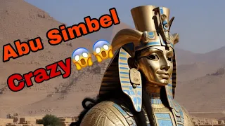 Crazy Pharaoh Ramesses II of Abu Simbel