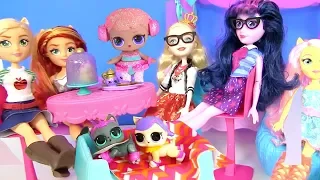 Куклы Лол Сюрприз Мультик! Подарок питомцы Lol Surprise для Пони Флаттершай! Видео для детей