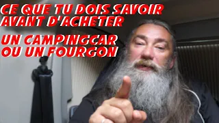 Bien choisir ses options en camping car ou fourgon aménagé avant l'achat