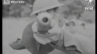DEFENCE: First 'tommy' guns issued to guardsmen (1940)