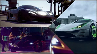 The Koenigsegg Regera in the Past 3 Need For Speed Games