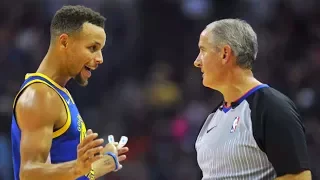 Stephen Curry Hits Referee With Mouthpiece and Gets Ejected With Kevin Durant!