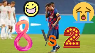 Barcelona vs Bayern Munich 2−8   All Goals & Highlights   14/08/2020 UCL Quarter Finale