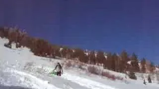 Extreme Sledding - BIGGEST JUMP & CRASH EVER! Boogie Board