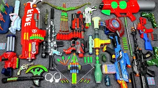 Collecting 7 Sniper Rifles and AK47 Guns Shark Bow Avengers Weapons Spiderman Sword Water Gun