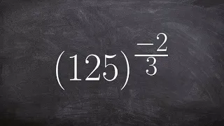 How to simplify a exponent with a negative rational power