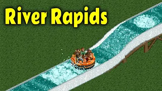 RCT2 Ride Overview - River Rapids