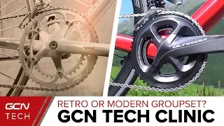 Retro Campagnolo Or Modern Shimano Groupset? | GCN Tech Clinic #AskGCNTech