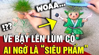 'THẤY LÙM CỎ' mọc trên đường, cô gái liền vẽ bậy ai ngờ là 'CỰC PHẨM' | Tin Nhanh Official