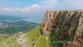 Arbel Cliff, sea of galilee 4K / מצוק הארבל