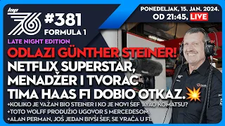 Lap 76 381 F1 Odlazi Günther Steiner | Netflix Superstar, menadžer, tvorac HAAS F1 tima dobio otkaz💥