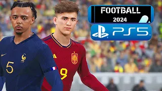 eFootball 2024 France vs Espagne | Gameplay PS5 Superstar