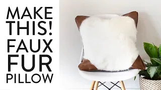 Make This!: Faux Fur Pillow