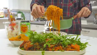 Summertime Feast: Korean Melon Noodles & Salad + A Flavorful Journey with Water Parsley & Pork Belly