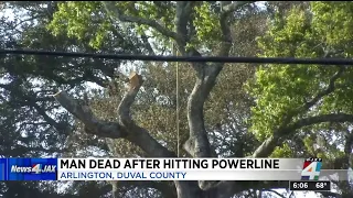 Man killed after being electrocuted while trimming tree outside Arlington home