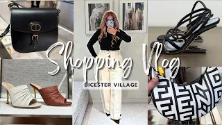 BICESTER VILLAGE Outlet | Luxury Shopping Vlog | DIOR, FENDI | RTW, Shoes, Bags Try-On, Menswear