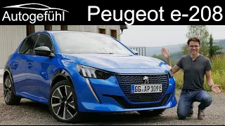 Peugeot 208 EV FULL REVIEW 2020 new e-208 2020 - Autogefühl