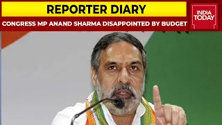 Congress MP Anand Sharma Disappointed By Budget, Says - No Concessions For Salaried Class